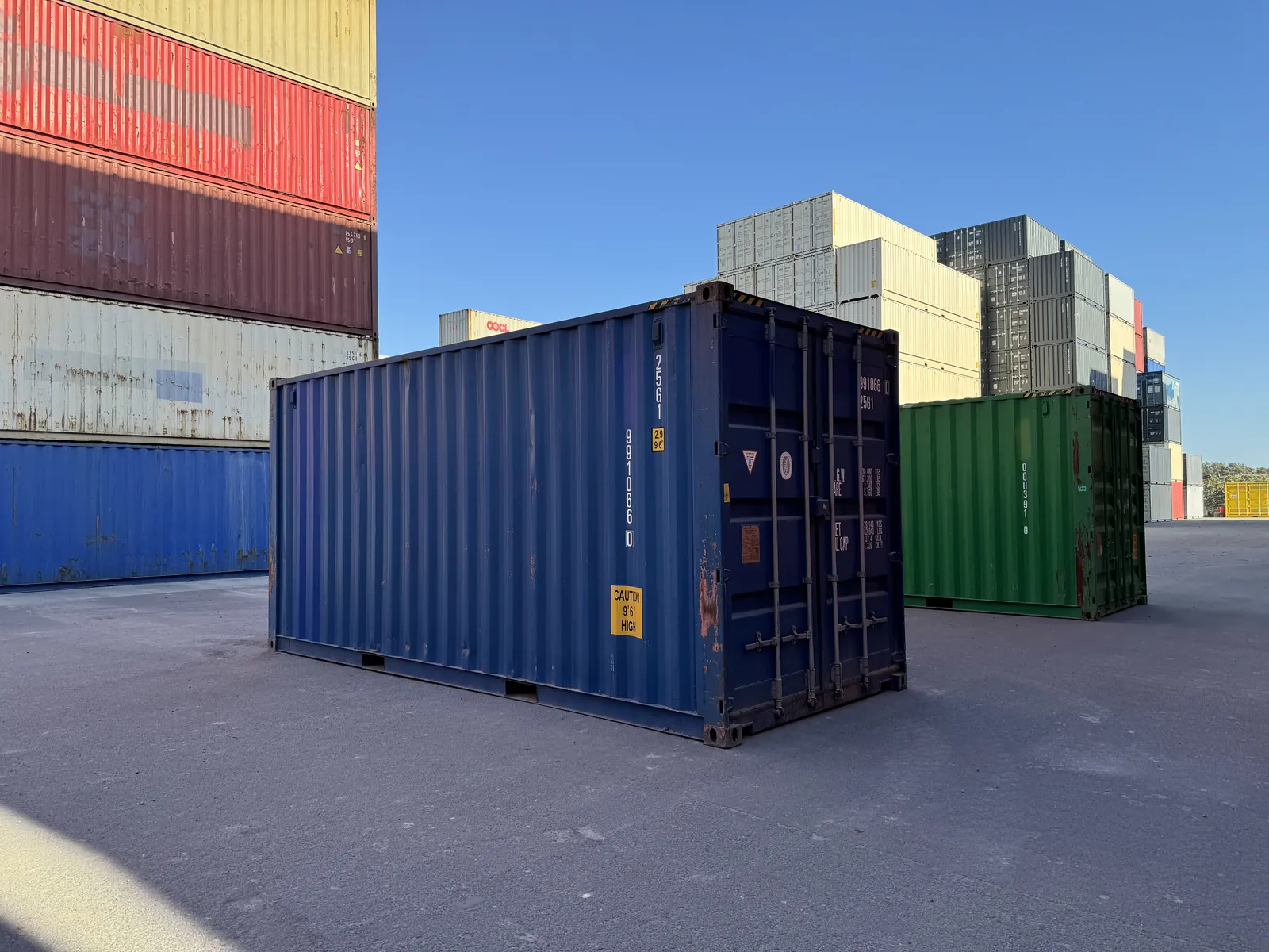 Checked used shipping container, ready for delivery around Bundaberg